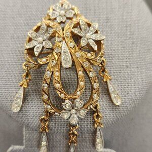 Vintage Gold & Silver plated Vintage Designer Brooch - SPHINX -Number A1766